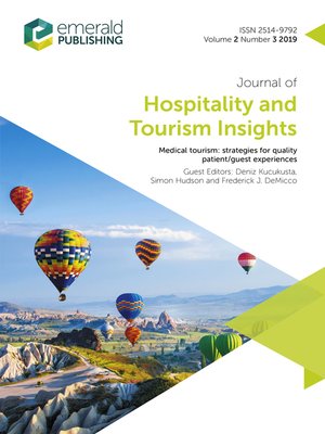 cover image of Journal of Hospitality and Tourism Insights, Volume 2, Number 3